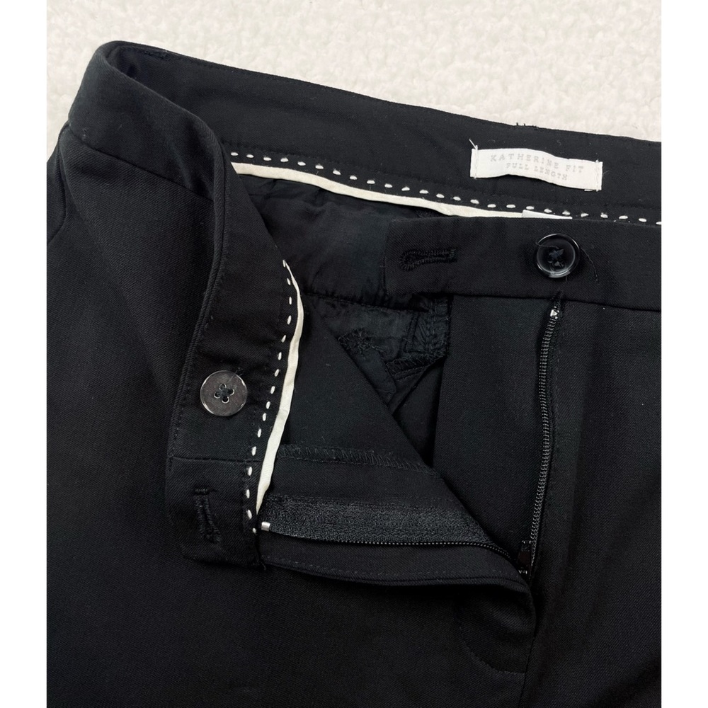 CHARTER CLUB • Black Katherine Fit Full Length Trouser Pants, 4P - Picture 6 of 10